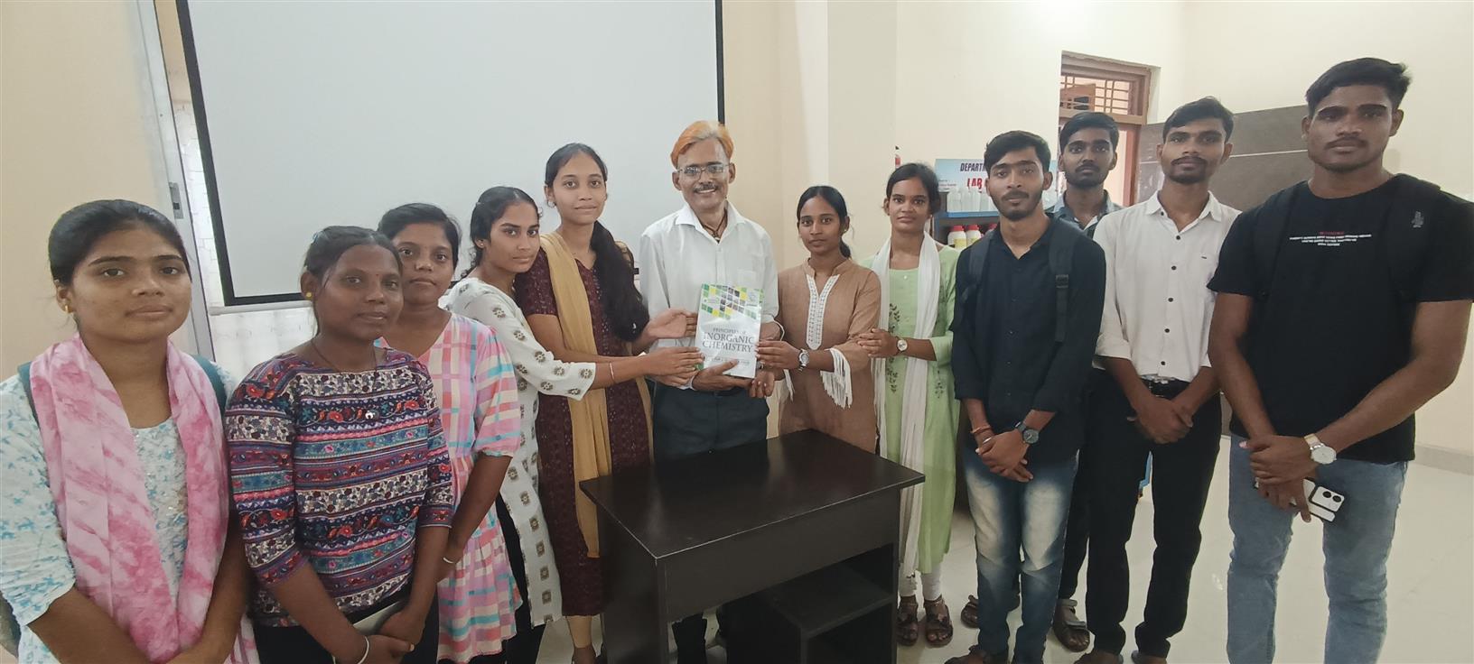 Reference Book of Inorganic Chemistry donated by students of B.Sc. III (2024-25) 